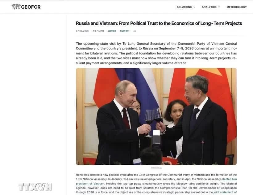 Russian think tank sees Vietnam as strategic hub for businesses in Asia