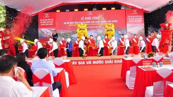 Camel starts work on $107 mln brewery and beverage plant in southern Vietnam