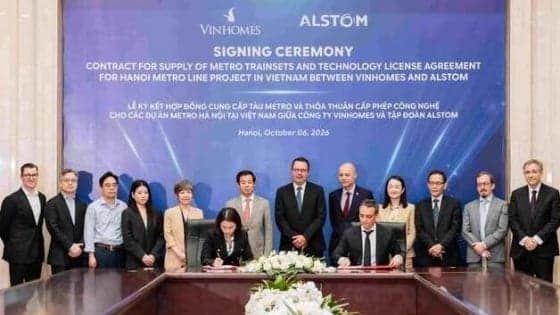 Alstom, Vingroup to supply up to 200 metro trains for Hanoi