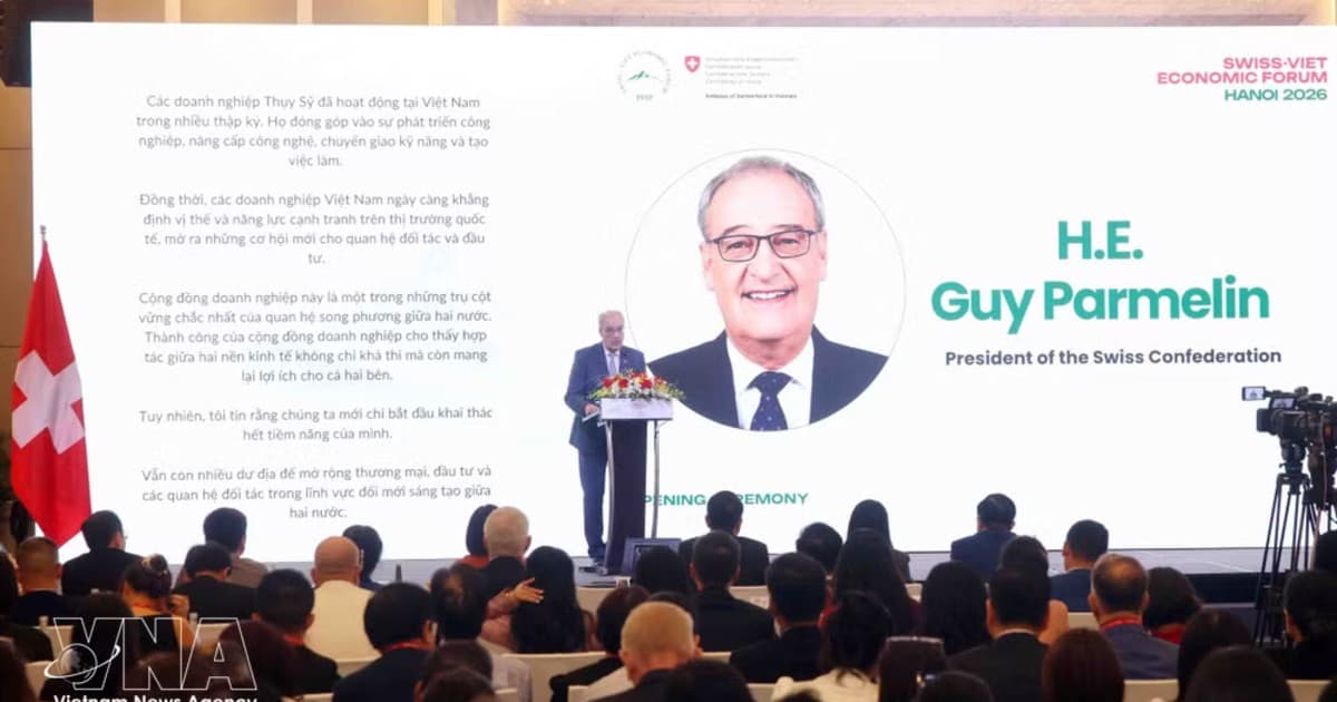 Swiss-Viet Economic Forum 2026 held in Hanoi