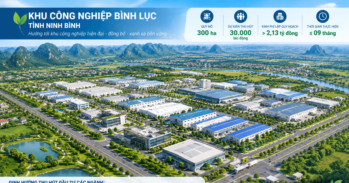 Ninh Binh province plans 300-ha industrial park