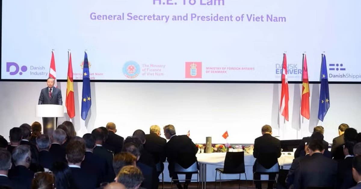 Top Vietnamese leader attends Vietnam–Denmark Business Forum in Copenhagen