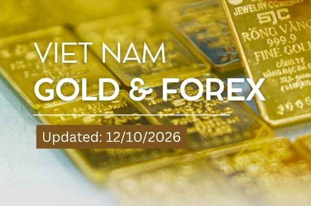 Infographic: SJC gold bar selling price stands at 144.8 million VND per tael on October 12