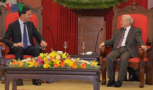 Party, State leader welcomes Dutch Prime Minister