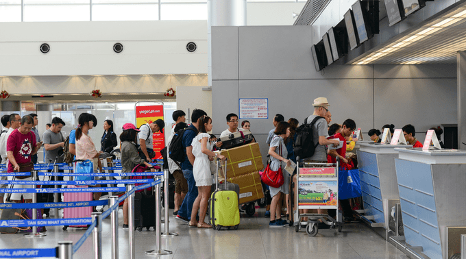 Vietnam tourism staff productivity small fraction of Singaporean peer