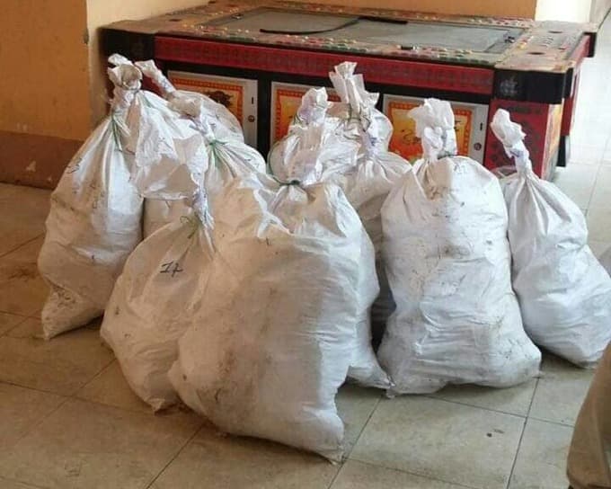 Central Vietnam salt field yields a ton of crystal meth