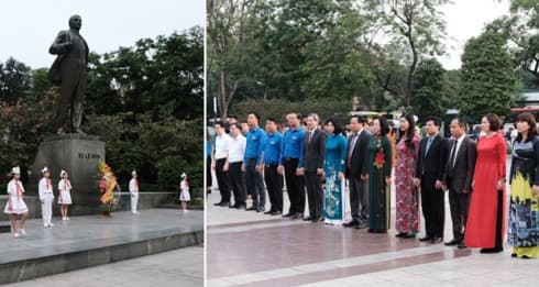 Hanoi officials pay tribute to Lenin on his birthday