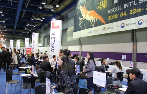 Vietnamese firms attend Seoul International Seafood Show 2019