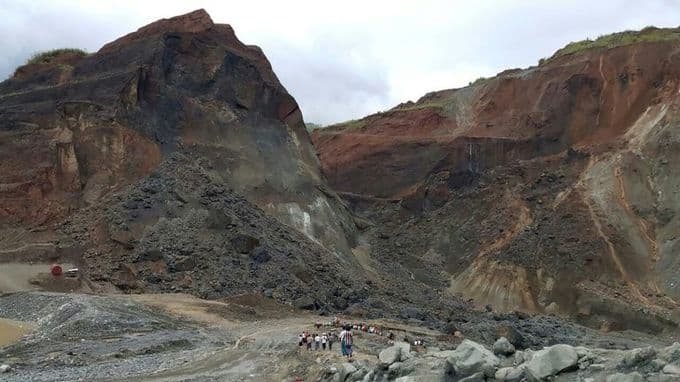 More than 50 feared killed in landslide at Myanmar jade mine