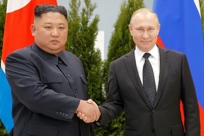 Kim, Putin vow to seek closer ties at first talks