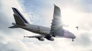 Aircraft wing panel comes off while landing