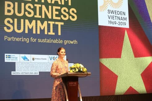 Crown Princess Victoria highlights Sweden - Vietnam economic ties