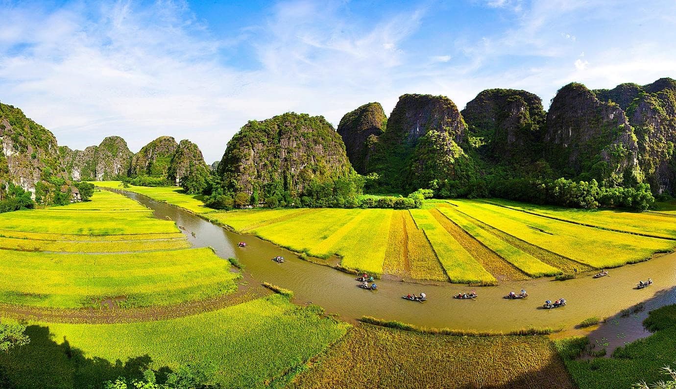 Floating dragons brighten Ninh Binh landscape