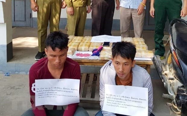 Two Lao men crossing into Vietnam with 120,000 ecstasy pills nabbed