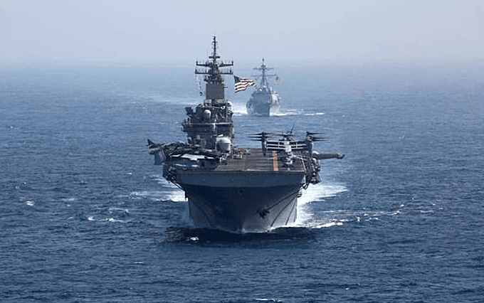 US, Japan, S.Korea, Australia hold first naval drills in Western Pacific
