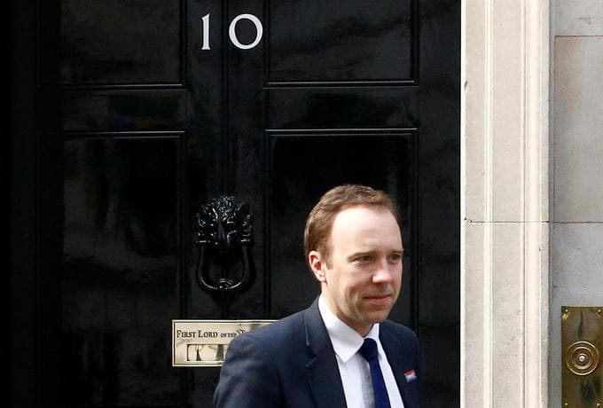 British health minister Hancock joins race to replace May as prime minister