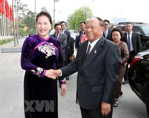 Cambodian NA President concludes Vietnam visit
