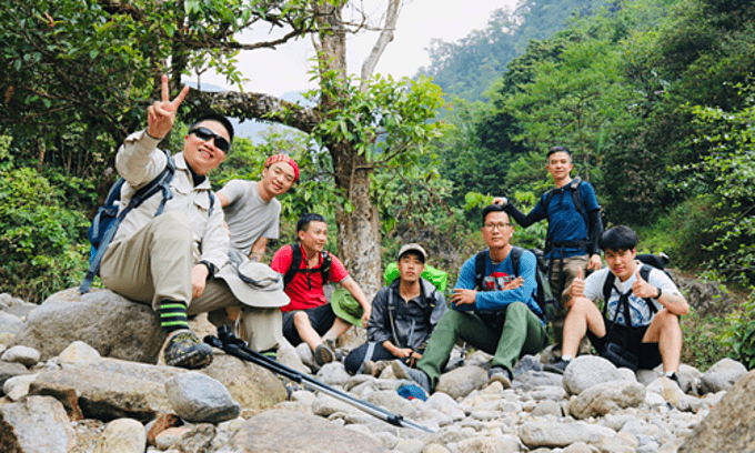Conquering a wild mountain peak in northern Vietnam