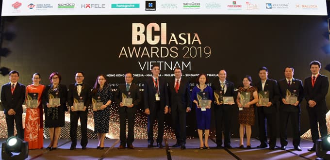 BCI Asia Awards for Vietnam spotlight top architecture, real estate firms
