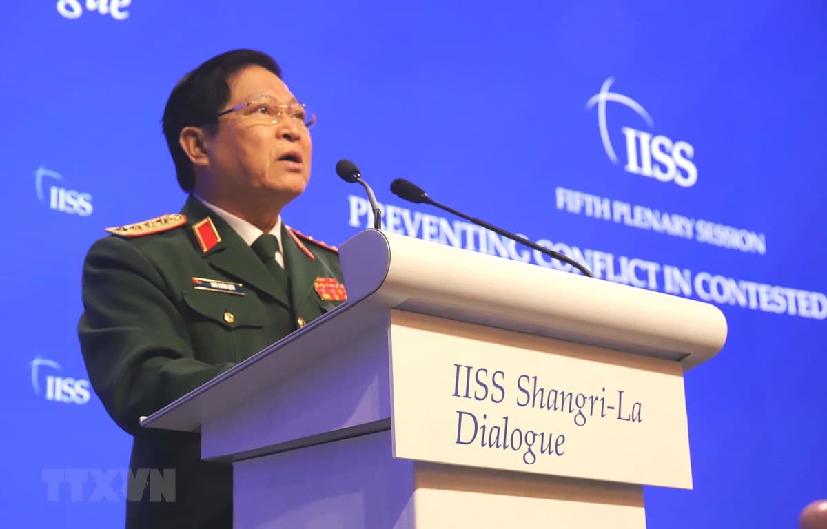 Full remarks by Gen. Ngo Xuan Lich, Minister of National Defense at 18th Shangri-La Dialogue