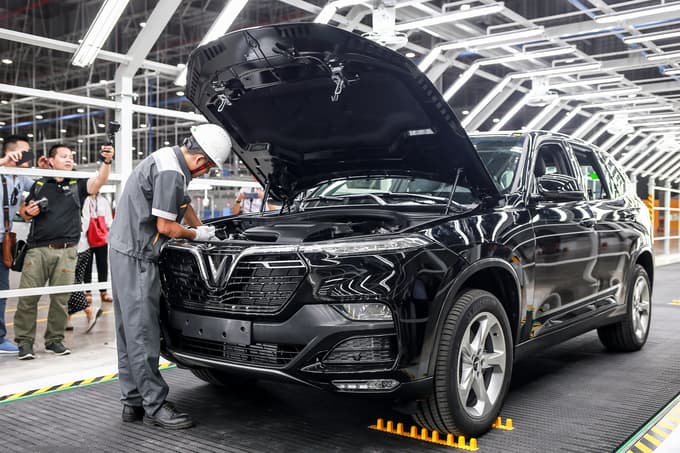 VinFast car factory ready ahead of schedule