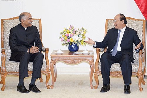 Gov’t chief receives ougoing Indian Ambassador