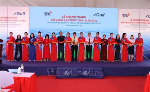 Two solar power plants become operational in Tay Ninh