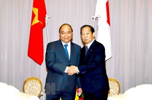 PM receives Chairman of Japan-Vietnam Friendship Parliamentary Alliance