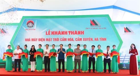 First solar power plant inaugurated in Ha Tinh province