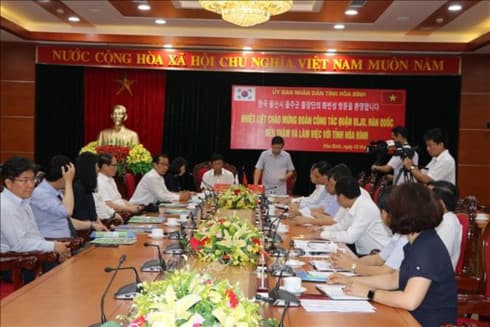 Hoa Binh, RoK’s Ulju county to foster friendship exchange
