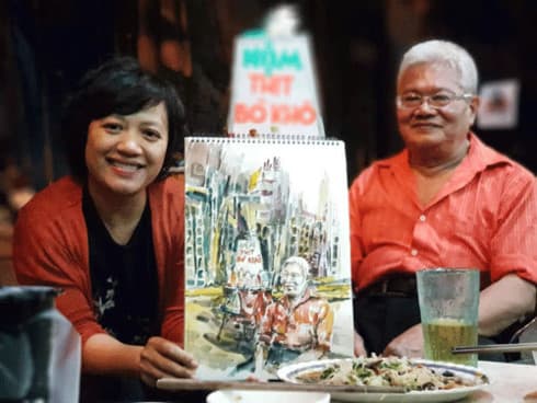 Sketchers tell pictorial stories of Hanoi’s past and present