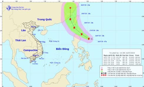 Typhoon Danas likely to strengthen further as it heads north-west