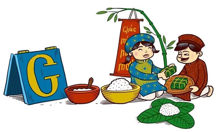 Five Google Doodles that have depicted Vietnamese culture