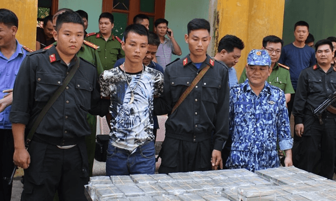 Four men arrested in northern Vietnam trafficking 33 kilos of drugs