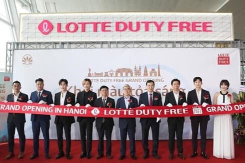 Lotte opens duty-free store at Noi Bai int’l airport
