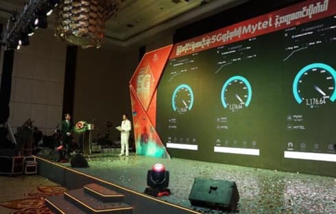 Telecom group launches 5G technology in Myanmar