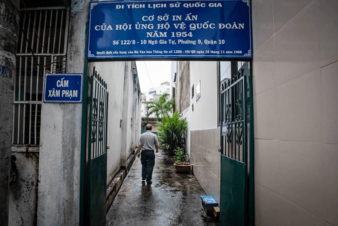 Basement printing press in Saigon that operated right under French noses