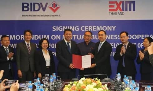 BIDV, EXIM Thailand sign cooperation agreement