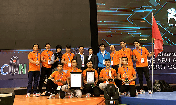 Vietnam finishes third at Asia-Pacific robot contest