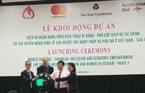 Mobile banking project launched for low income people, women
