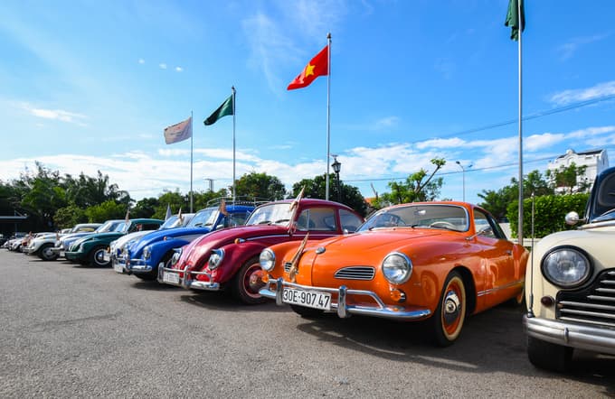 Antique auto parade marks Hoi An, My Son milestones