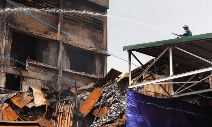 Hanoi warehouse fire site vicinity safe now: minister