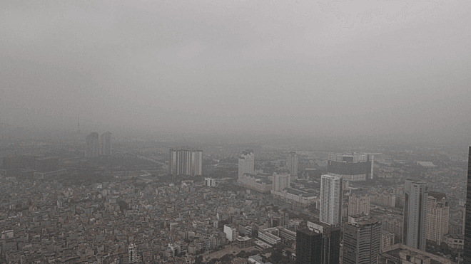 Hanoi air pollution rises to unhealthy highs