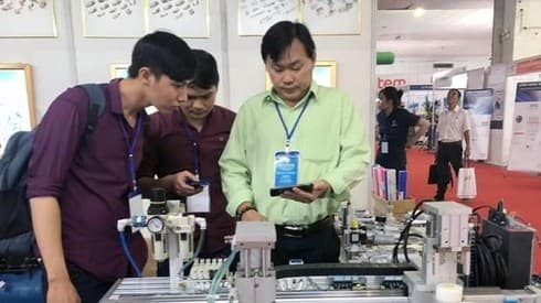 Electricity, printing industry exhibition chain opens in HCM City