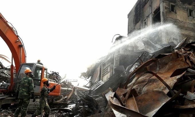More decontamination needed at Hanoi warehouse fire site