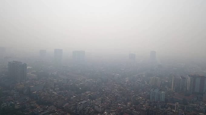 Hanoi air pollution goes from very bad to much worse