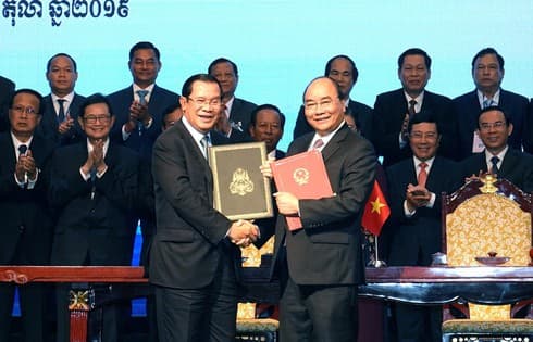 Vietnam-Cambodia land border marker planting near completion