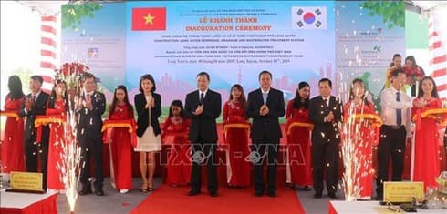 RoK-funded sewage treatment plant inaugurated in An Giang