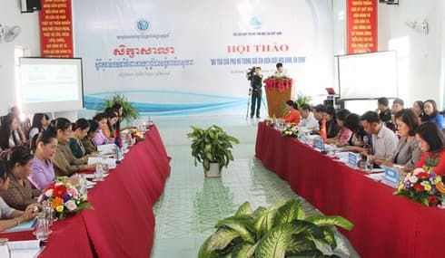 Workshop highlights women’s role in Vietnam-Cambodia border protection