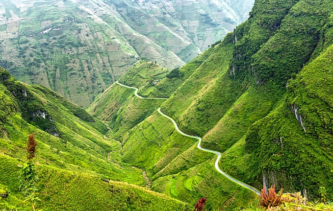 Conquering one of Vietnam's toughest passes